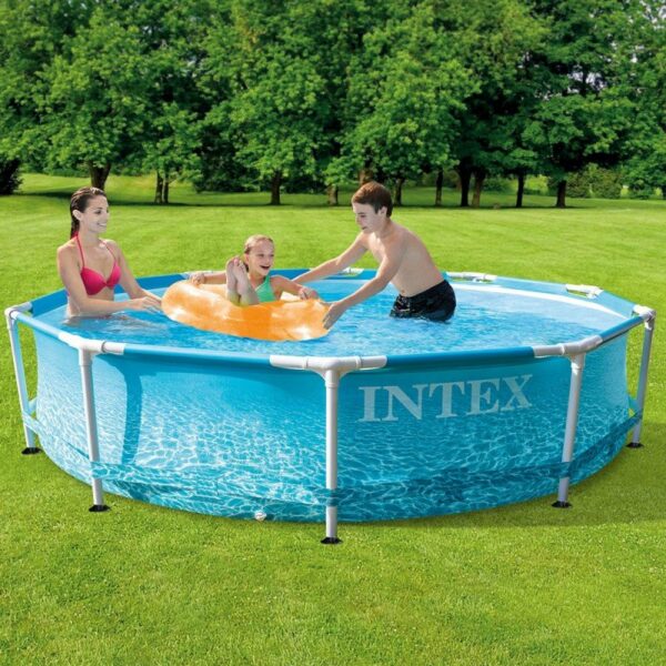 Piscine Intex 28208 Frame Metal ocean 305x76cm avec pompe de filtration – Image 3