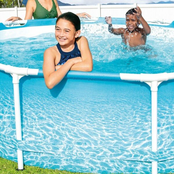 Piscine Intex 28208 Frame Metal ocean 305x76cm avec pompe de filtration – Image 4