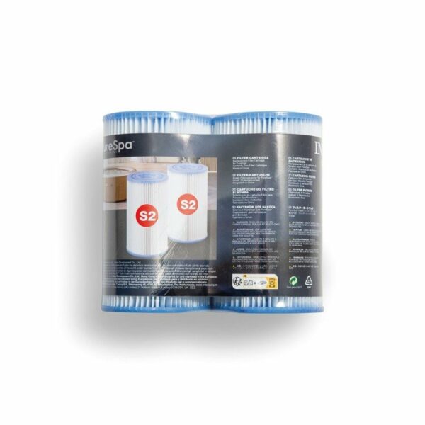 Lot de 2 cartouches S2 pour spa gonflable intex 29012