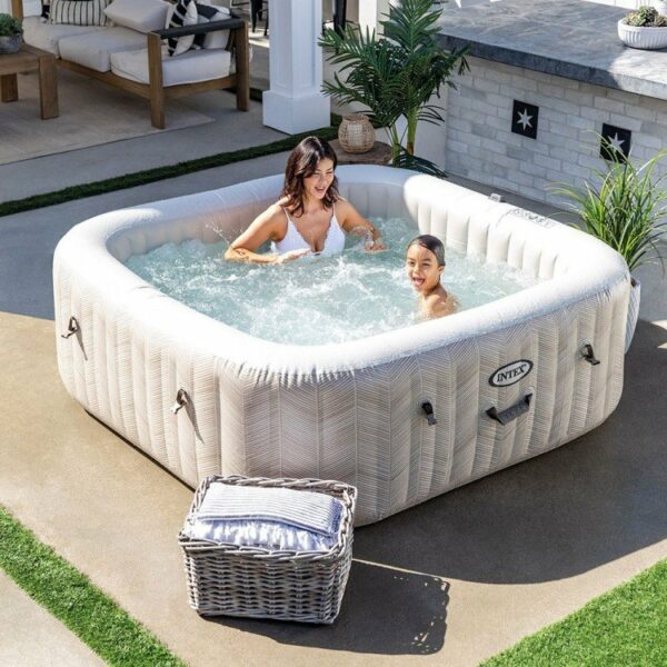 Spa gonflable Chevron 6 places avec stérilisateur et WIFI INTEX 28472NP – Image 11
