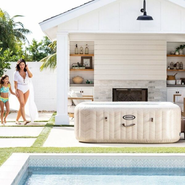Spa gonflable Chevron 6 places avec stérilisateur et WIFI INTEX 28472NP – Image 9