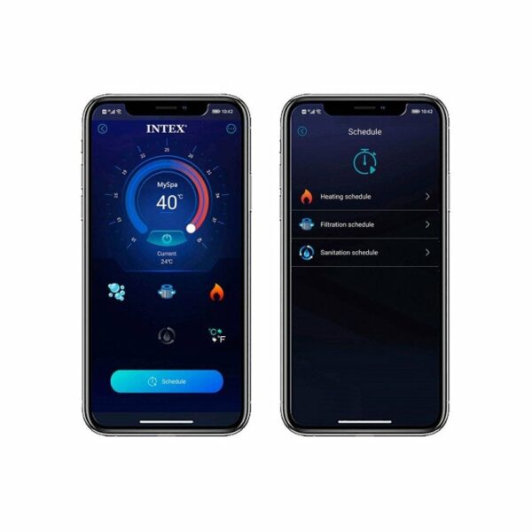 Spa gonflable Chevron 6 places avec stérilisateur et WIFI INTEX 28472NP – Image 6