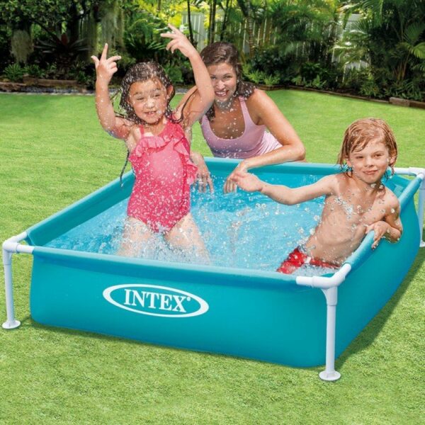 Piscinette acidulée carrée Bleu Intex 57173NP – Image 2