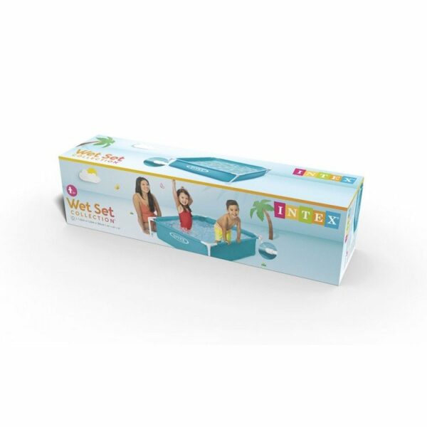 Piscinette acidulée carrée Bleu Intex 57173NP – Image 4