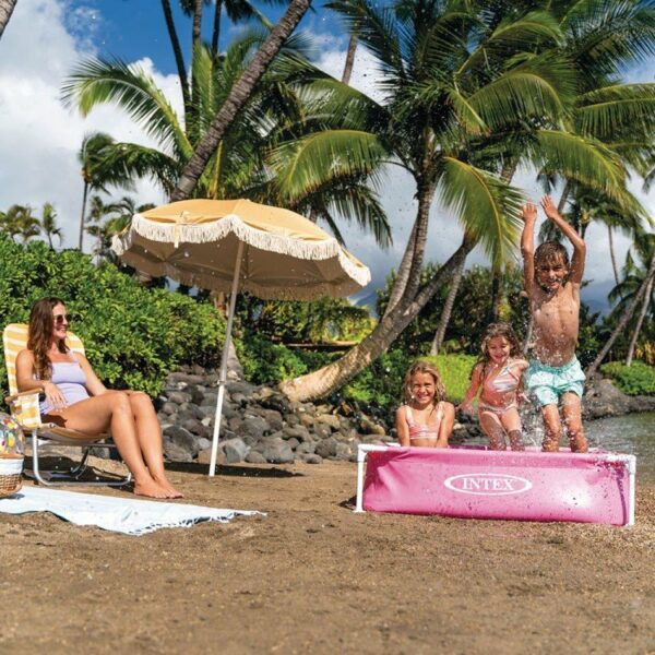 Piscinette acidulée carrée Rose 1.22 × 1.22 × 0.30 m Intex 57172NP – Image 4