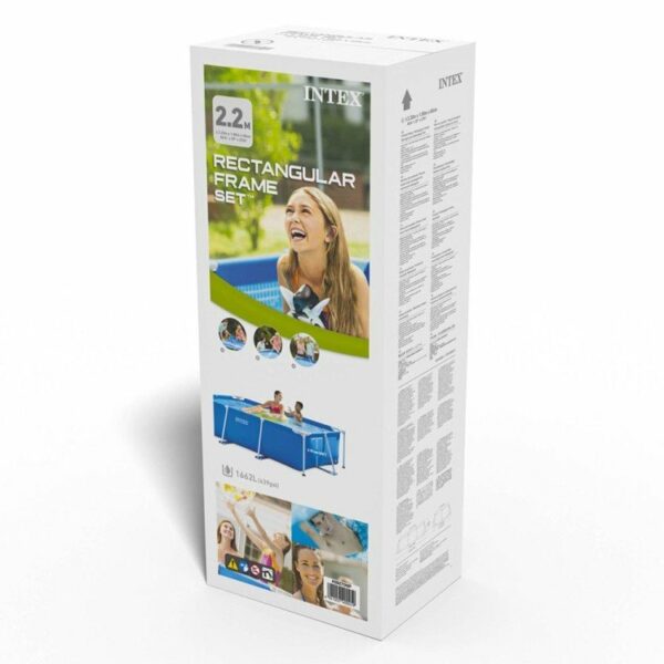 Piscine Metal Frame Junior rectangulaire 2,20 x 1,50 x 0,60 m INTEX 28270NP – Image 4