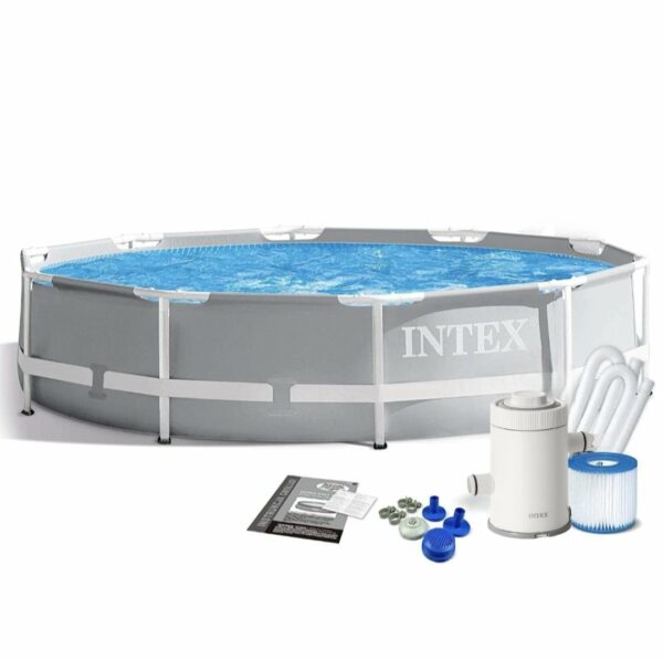 Piscine Prism Frame ronde 3.05 x 0.76m + pompe de filtration Intex 26702NP