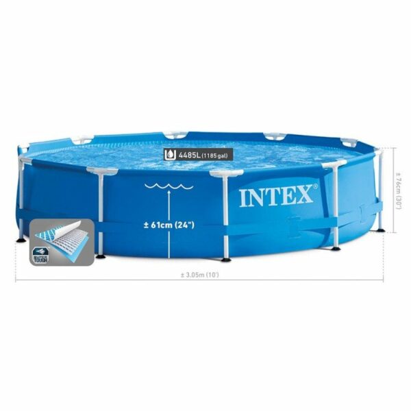 Piscine Metal Frame Intex ronde 3,05 x 0,76 m arrivage (2024) 28202NP – Image 2