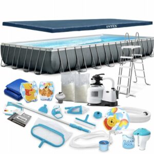 Piscine Intex rectangulaire Tubulaire Ultra XTR 9.75x4.8x1.32m INTEX 26374GN