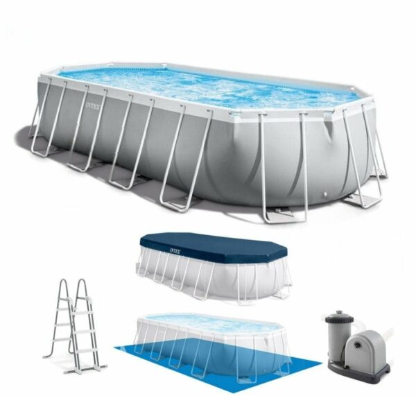 Piscine Prism Intex Frame ovale 5.03x2.74x1.22m  26796NP