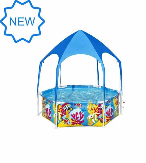 Piscine De Jardin Cadre Avec Toit 183 cm x 51 cm Bestway 5618T
