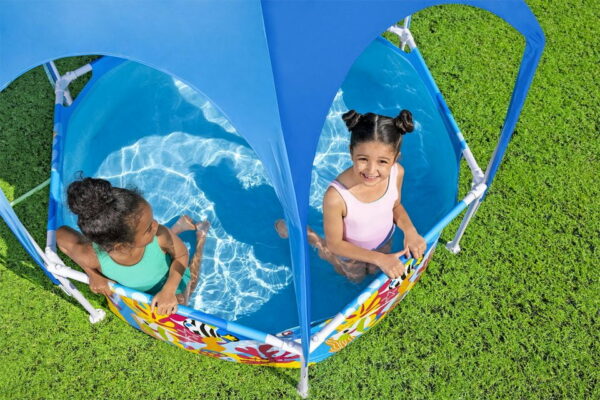 Piscine De Jardin Cadre Avec Toit 183 cm x 51 cm Bestway 5618T – Image 2