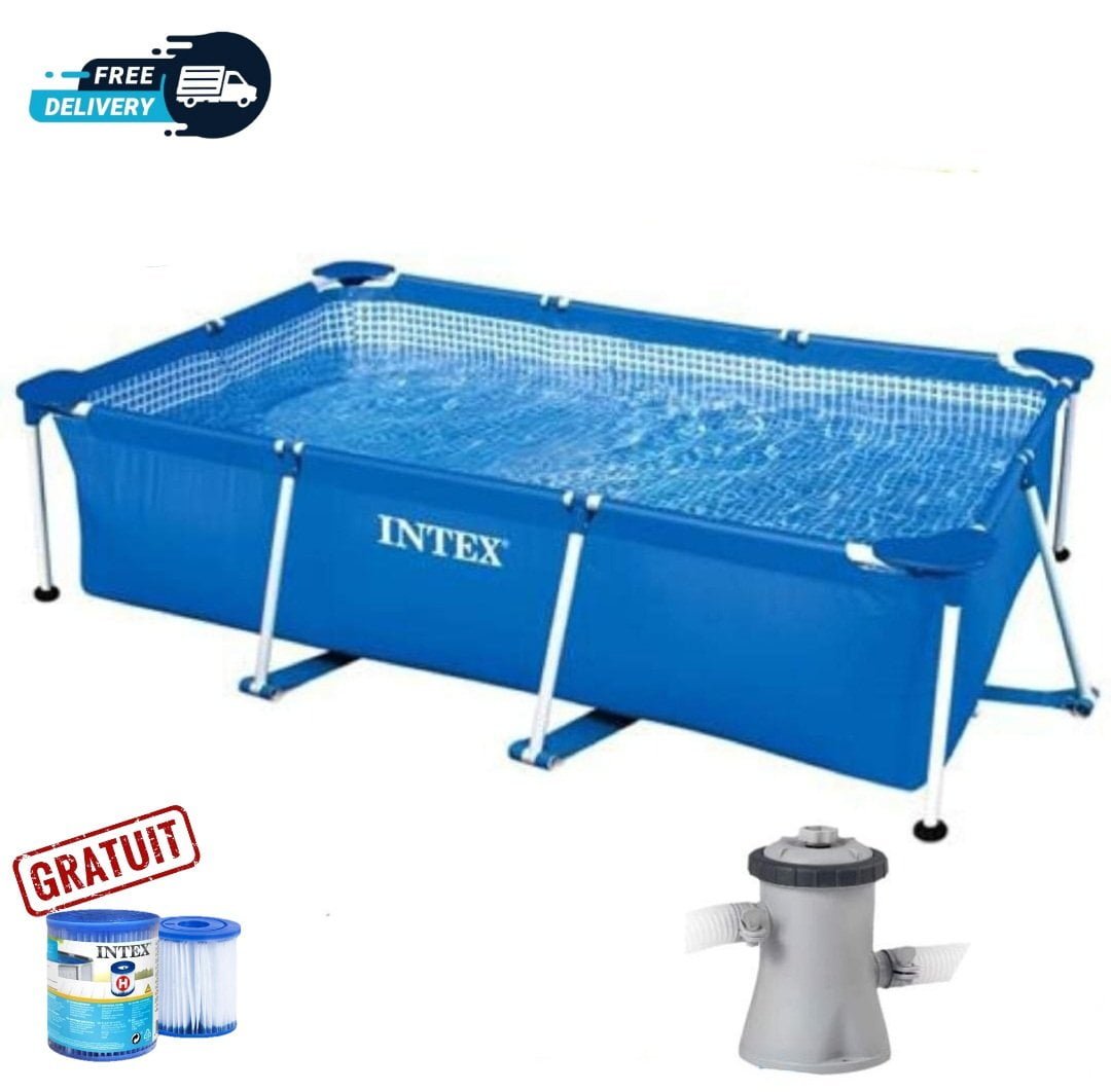 Piscine Tubulaire 2.6 × 1.6 ×0.65 m + Pompe de filtration C330