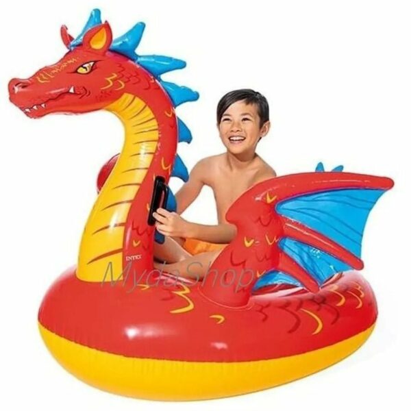 Dragon Ride On Baignade Animaux  Jouet de Bain Intex 57577 – Image 2