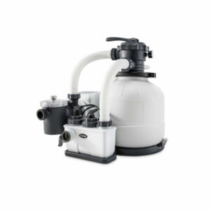 Combiné filtre sable stérilisateur au sel 6m³/h+ QX2100 Intex 26676