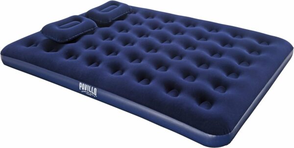 Bestway 67374 Matelas gonflable camping Pavillo™ 2 places 191 x 137 x 22 cm avec pompe à main  +2 oreillers – Image 3