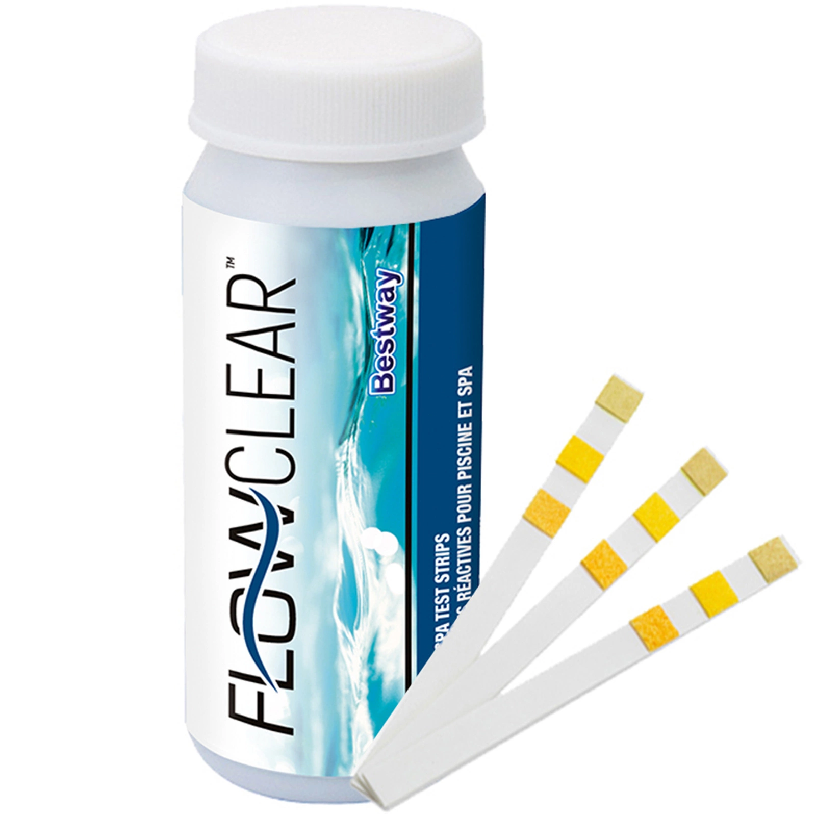 BESTWAY 58142 Bandes de testeur de contrôle du chlore de l'eau PH