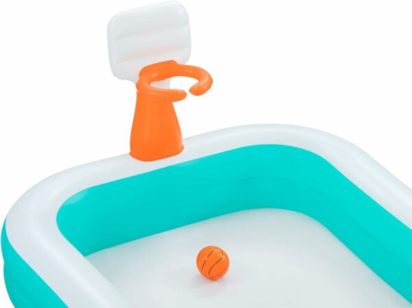 Bestway 54445 Piscine gonflable Dunk'N Splash 251 x 168 x 102 cm – Image 3