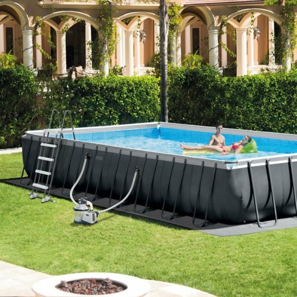 Piscine Intex rectangulaire Tubulaire Ultra XTR 9.75x4.8x1.32m INTEX 26374GN – Image 5