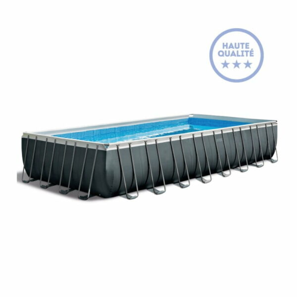 Piscine Intex rectangulaire Tubulaire Ultra XTR 9.75x4.8x1.32m INTEX 26374GN – Image 6