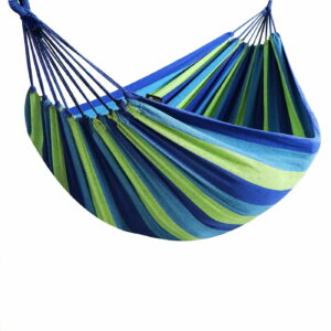 hamac 1 Places Toile 220x80cm Charge 250kg Bleu
