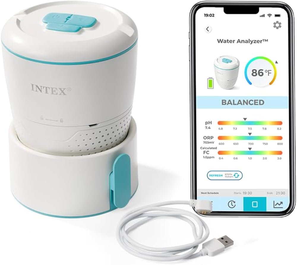 Analyseur d'eau VIA APPLICATION MOBILE -WIFI - INTEX 28607 – Image 2
