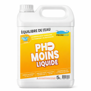 pH MOINS LIQUIDE 5L – RÉGULATEUR DE pH PISCINESHOP