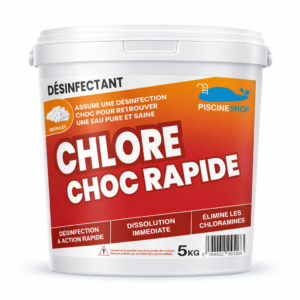 CHLORE CHOC RAPIDE 5KG – TRAITEMENT CHOC PISCINESHOP
