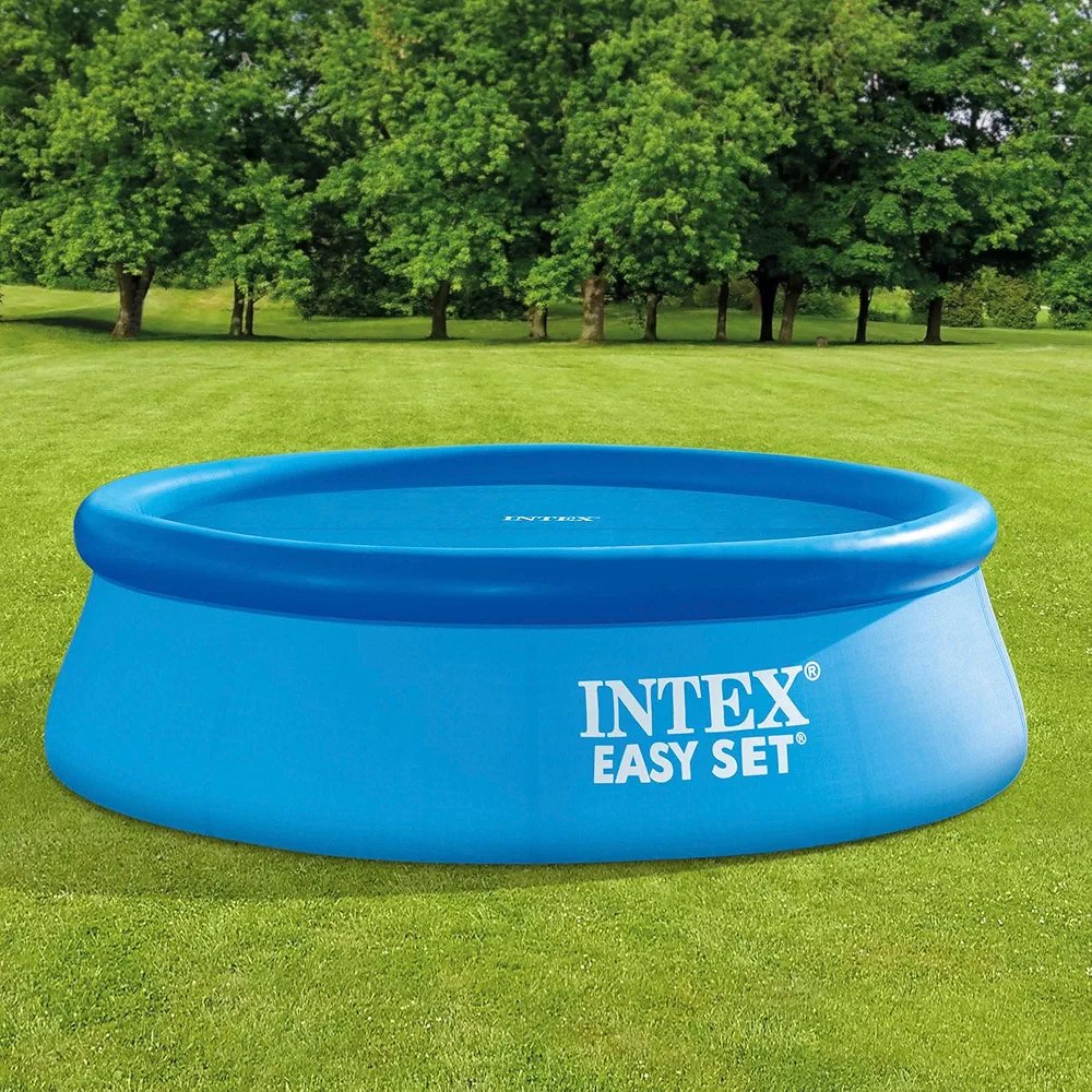 Bâche Solaire a bulles pour Piscine Easy & Frame 366 cm - Bleu INTEX 28012 – Image 10