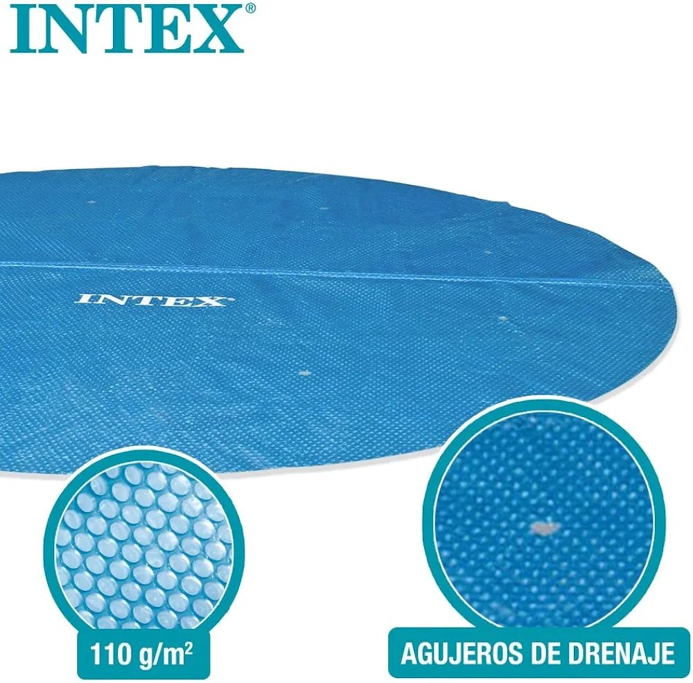 Bâche Solaire a bulles pour Piscine Easy & Frame 366 cm - Bleu INTEX 28012 – Image 6