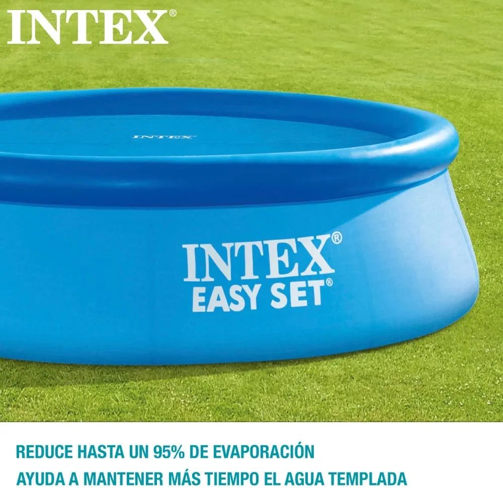Bâche Solaire a bulles pour Piscine Easy & Frame 366 cm - Bleu INTEX 28012 – Image 3