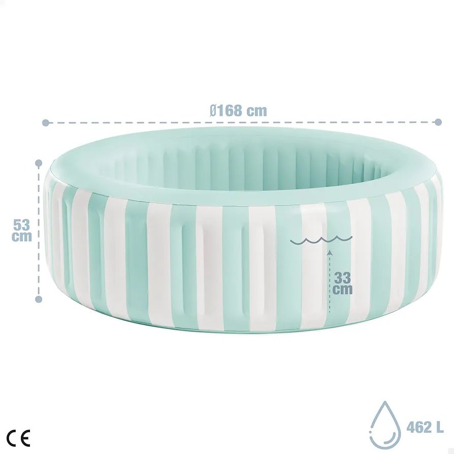 Piscine gonflable Intex Coastal Luxe pour enfants et famille, 1,68 m x 53 cm INTEX 56182 – Image 5