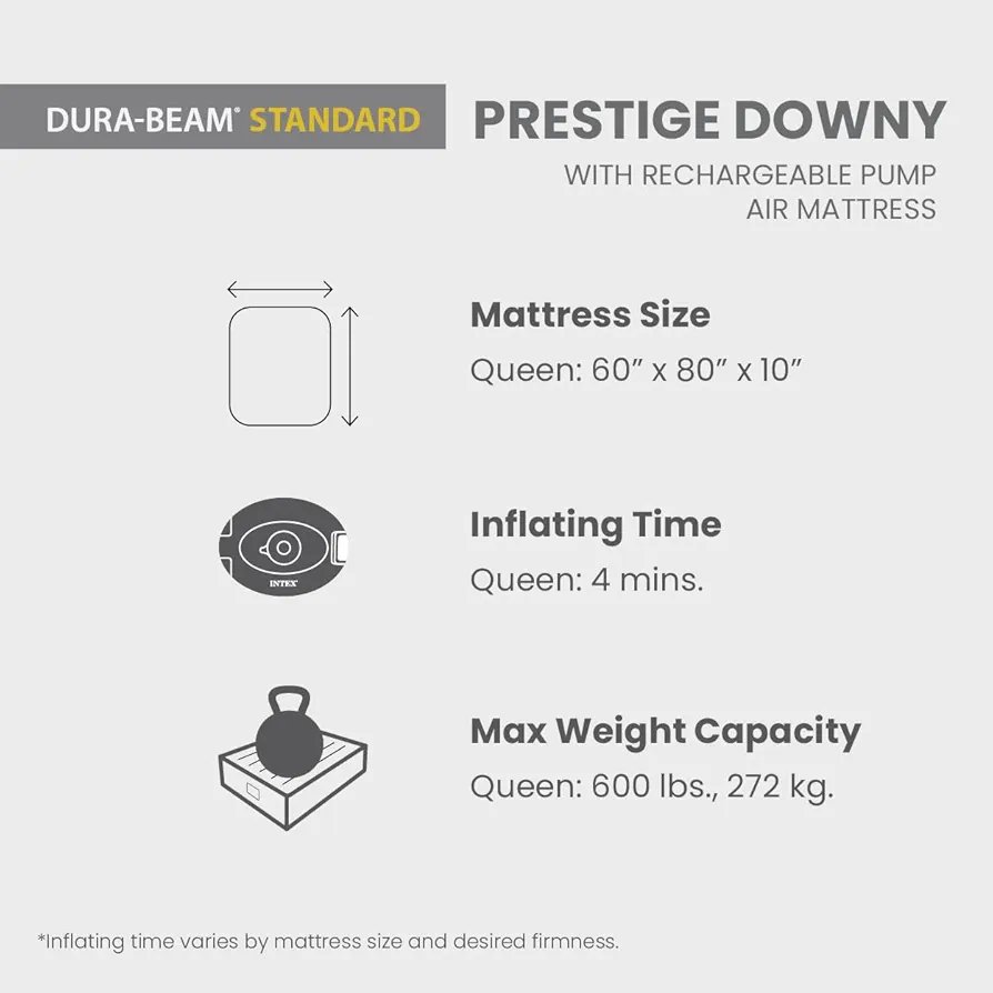 Matelas gonflable INTEX Queen Dura-Beam avec pompe multi-usage IT INTEX 64189 – Image 8