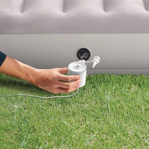 Matelas gonflable Intex Queen Dura, Beam Prestige Mid, Rise avec port USB150, dimensions gonflé : 1,52 m x 2,03 m x 30 cm, 64179 – Image 7