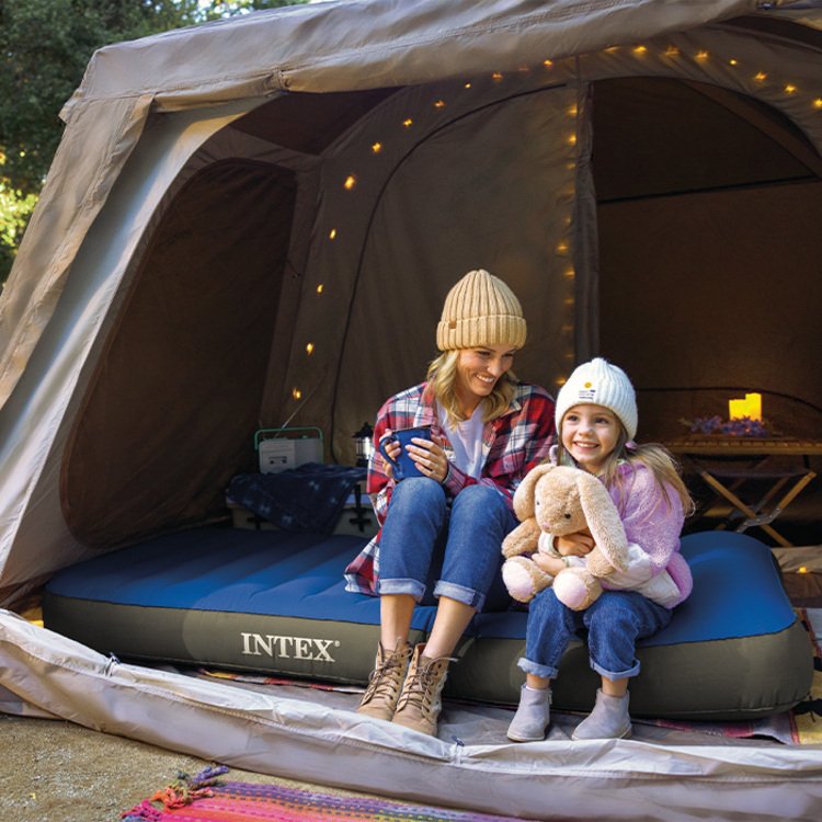 Matelas camping TPU Blue USB 1 personne INTEX 64011 – Image 4