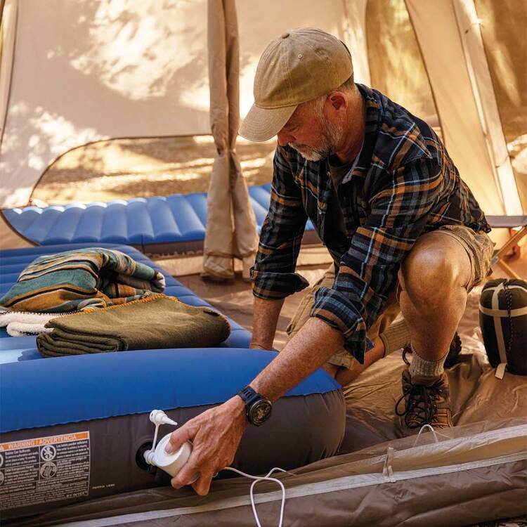 Matelas camping TPU Blue USB 1 personne INTEX 64011 – Image 3