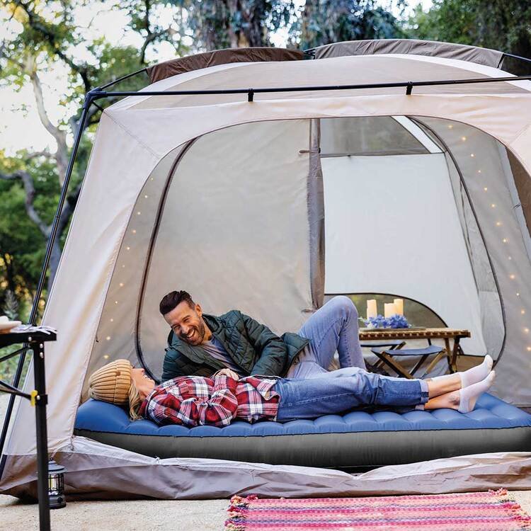 Matelas camping TPU Blue USB 2 personnes INTEX 64013 – Image 3