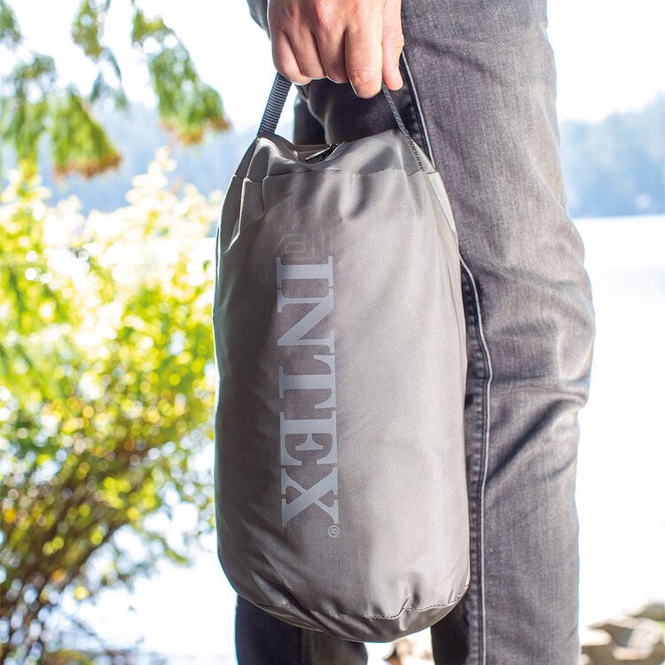 Matelas camping TPU Blue USB 2 personnes INTEX 64013 – Image 4